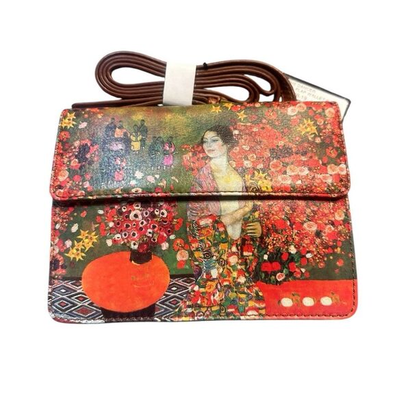 ICON Los Angeles “The Dancer” Double Flap Wallet Crossbody Bag - NWT - Picture 2 of 13